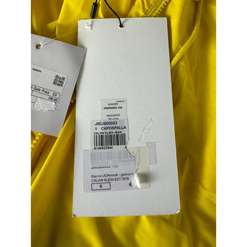 Calvin Klein Jeans Est. 1978‎ Mens Anorak Windbreaker Jacket Small OVERSIZED